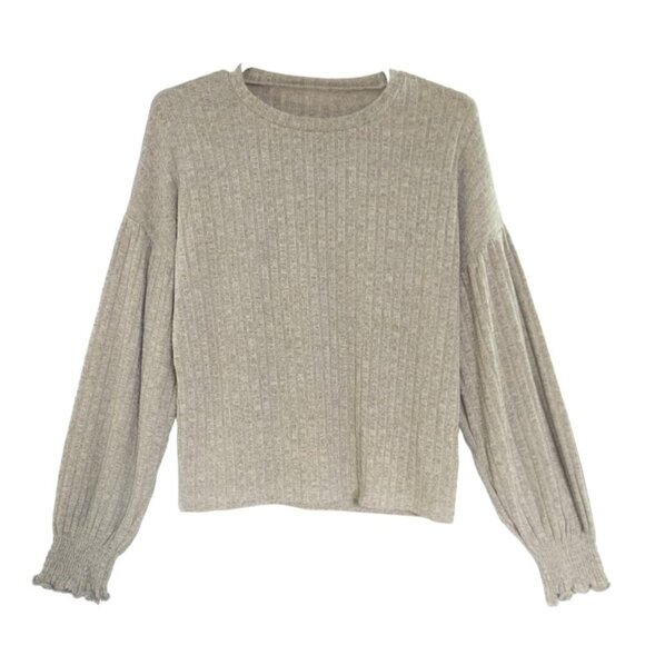 Cupshe, Live Life, polyester and viscose sweater, for women, Color Beige, Size X - Picture 3 of 6